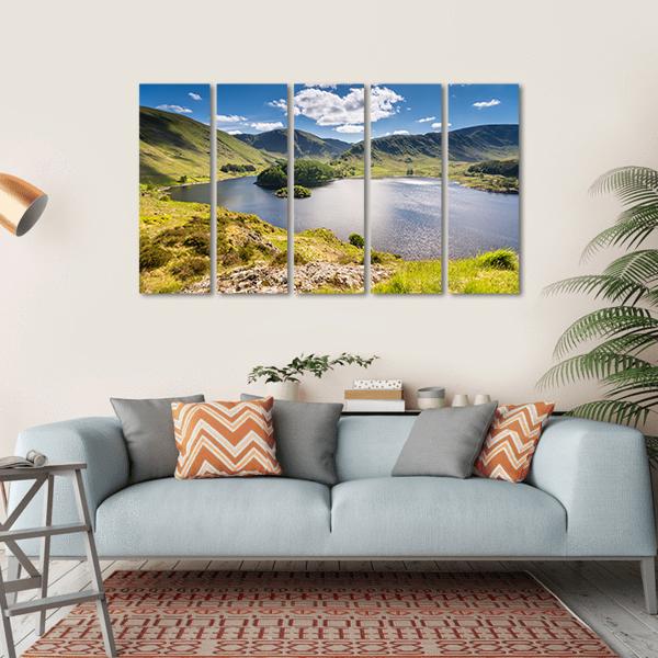 Haweswater From Whiteacre Crag Canvas Wall Art-5 Horizontal-Gallery Wrap-22" x 12"-Tiaracle