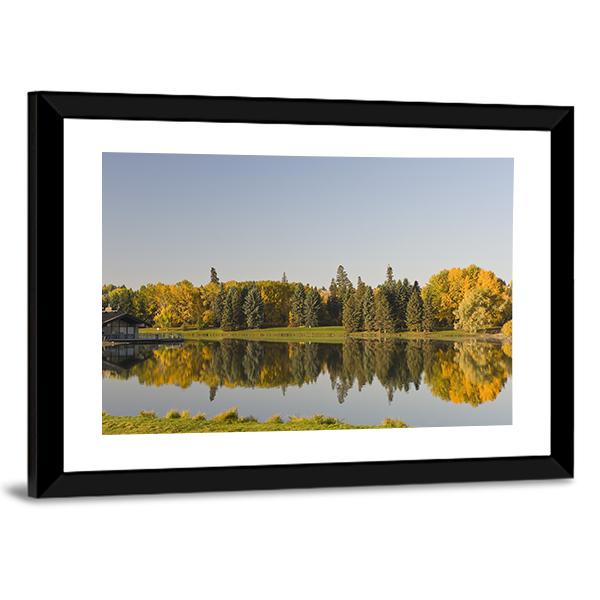 Hawrelak Park Edmonton Alberta Canvas Wall Art-3 Horizontal-Gallery Wrap-25" x 16"-Tiaracle