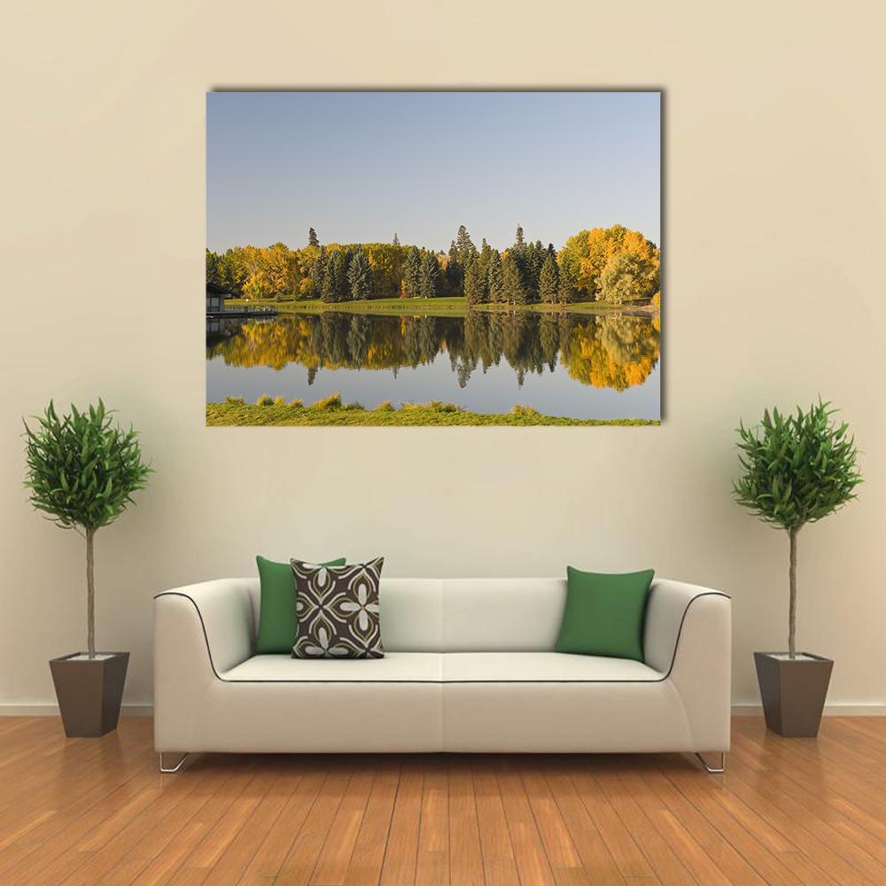 Hawrelak Park Edmonton Alberta Canvas Wall Art-1 Piece-Gallery Wrap-48" x 32"-Tiaracle