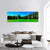 Hayfield In Summer Panoramic Canvas Wall Art-1 Piece-36" x 12"-Tiaracle