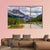 Heading Down From Sunwapta Pass Canvas Wall Art-3 Horizontal-Gallery Wrap-37" x 24"-Tiaracle