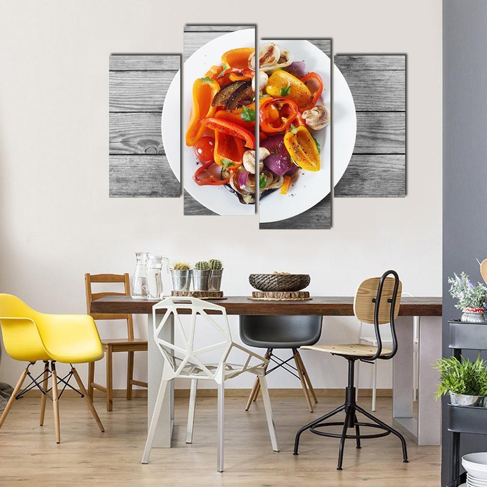 Healthy Appetizer Canvas Wall Art-1 Piece-Gallery Wrap-48" x 32"-Tiaracle
