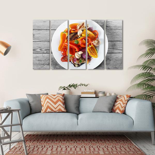 Healthy Appetizer Canvas Wall Art-5 Horizontal-Gallery Wrap-22" x 12"-Tiaracle