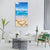 Heart On Beach Shore Vertical Canvas Wall Art-3 Vertical-Gallery Wrap-12" x 25"-Tiaracle