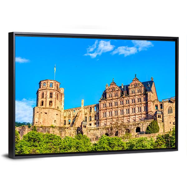 Heidelberg Castle Germany Canvas Wall Art-3 Horizontal-Gallery Wrap-25" x 16"-Tiaracle
