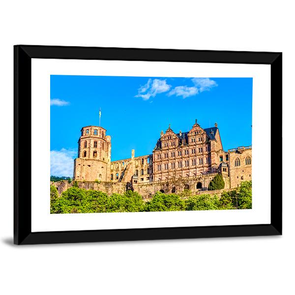 Heidelberg Castle Germany Canvas Wall Art-3 Horizontal-Gallery Wrap-25" x 16"-Tiaracle
