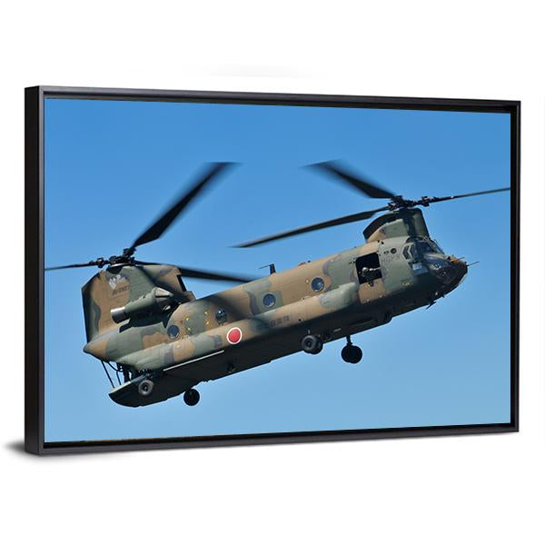 Helicopter Canvas Wall Art-3 Horizontal-Gallery Wrap-25" x 16"-Tiaracle