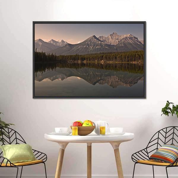 Herbert Lake Canvas Wall Art-3 Horizontal-Gallery Wrap-25" x 16"-Tiaracle