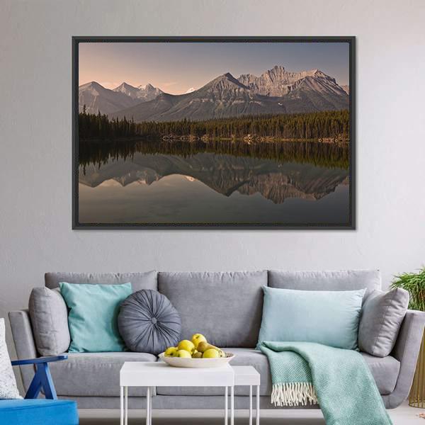 Herbert Lake Canvas Wall Art-3 Horizontal-Gallery Wrap-25" x 16"-Tiaracle