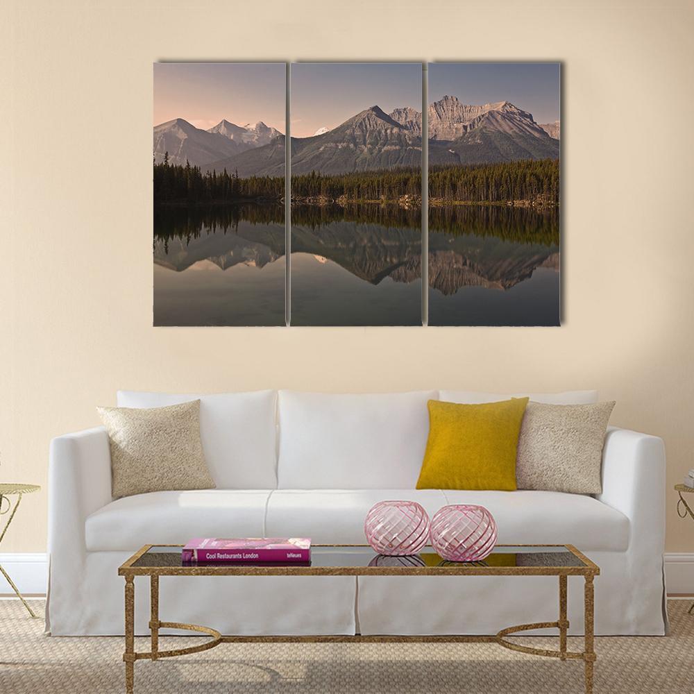 Herbert Lake Canvas Wall Art-5 Pop-Gallery Wrap-47" x 32"-Tiaracle