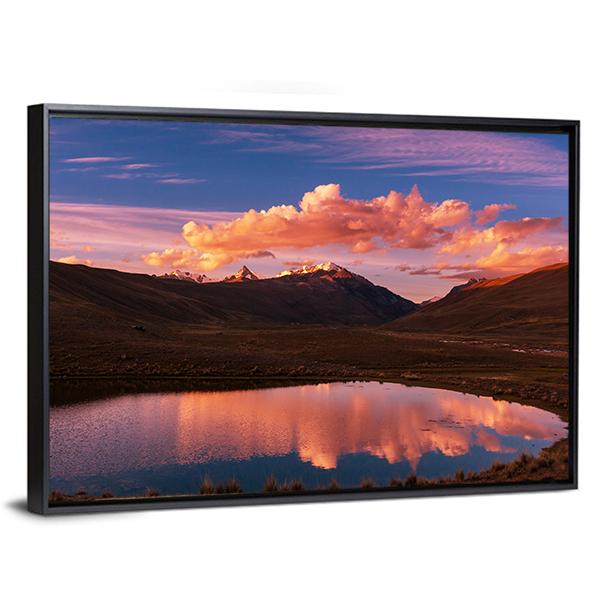 High Mountains Bolivia Canvas Wall Art-3 Horizontal-Gallery Wrap-25" x 16"-Tiaracle