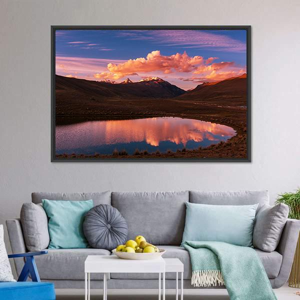 High Mountains Bolivia Canvas Wall Art-3 Horizontal-Gallery Wrap-25" x 16"-Tiaracle