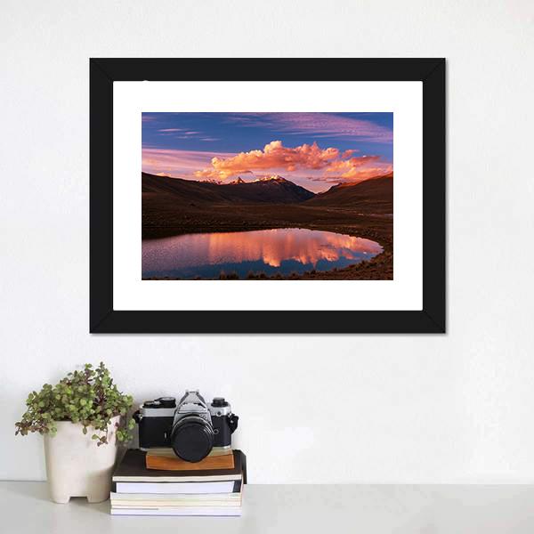 High Mountains Bolivia Canvas Wall Art-1 Piece-Framed Print-20" x 16"-Tiaracle