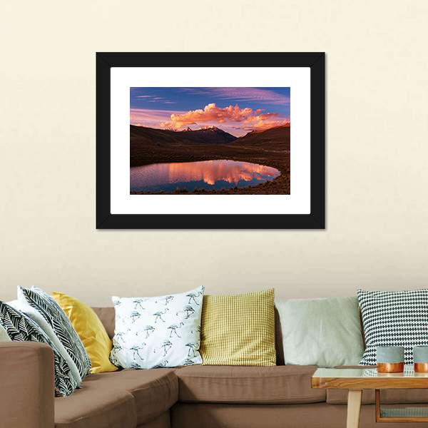 High Mountains Bolivia Canvas Wall Art-3 Horizontal-Gallery Wrap-25" x 16"-Tiaracle