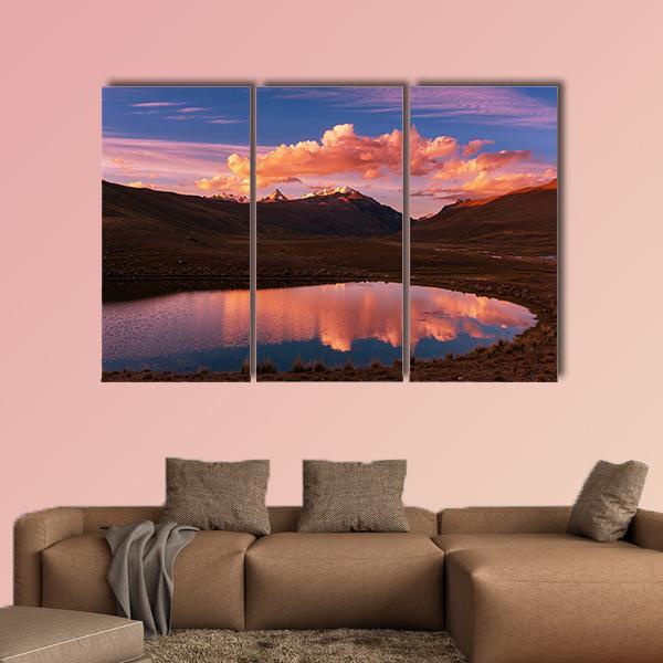 High Mountains Bolivia Canvas Wall Art-3 Horizontal-Gallery Wrap-25" x 16"-Tiaracle