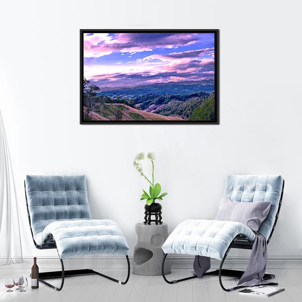 High Mountains In Thailand Canvas Wall Art-3 Horizontal-Gallery Wrap-25" x 16"-Tiaracle