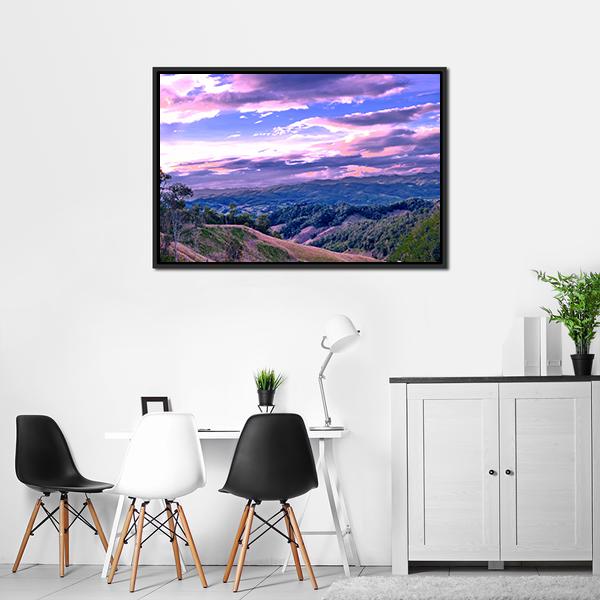 High Mountains In Thailand Canvas Wall Art-3 Horizontal-Gallery Wrap-25" x 16"-Tiaracle