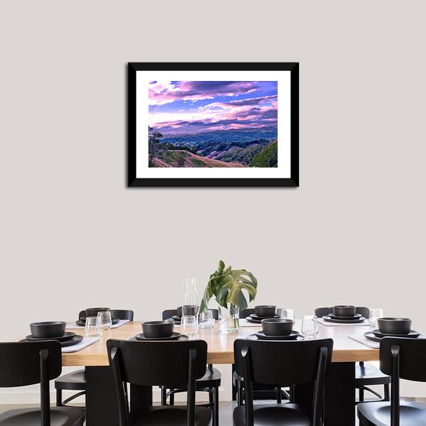 High Mountains In Thailand Canvas Wall Art-3 Horizontal-Gallery Wrap-25" x 16"-Tiaracle