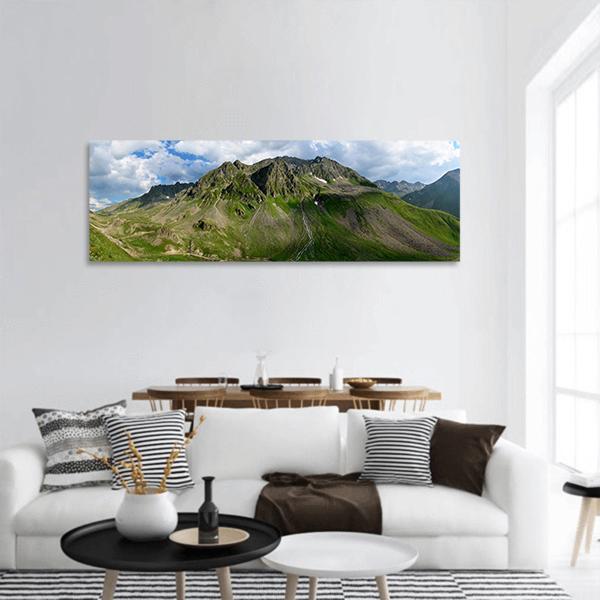 High Mountains Of Kackars Panoramic Canvas Wall Art-1 Piece-36" x 12"-Tiaracle