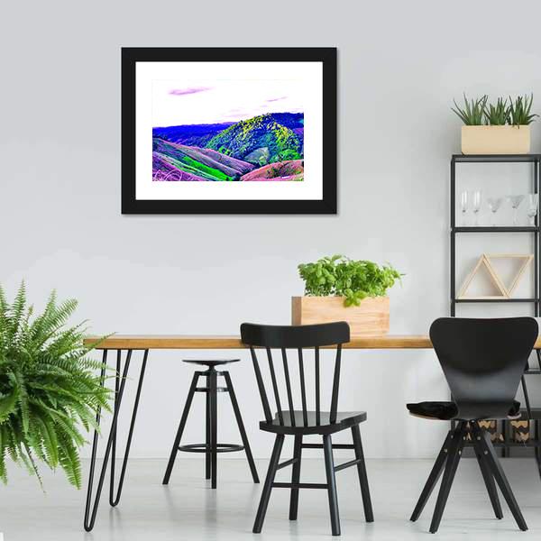 High Mountains Thailand Canvas Wall Art-3 Horizontal-Gallery Wrap-25" x 16"-Tiaracle