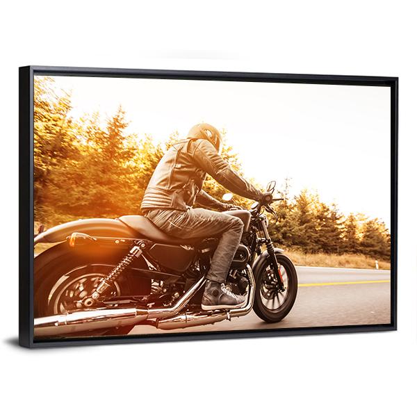 High Power Motorcycle Canvas Wall Art-3 Horizontal-Gallery Wrap-25" x 16"-Tiaracle