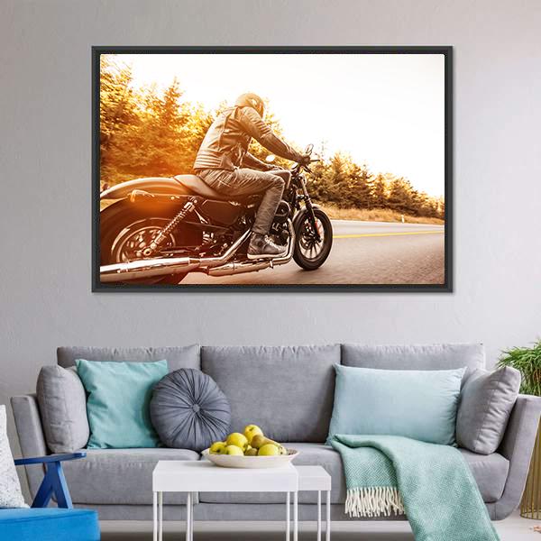 High Power Motorcycle Canvas Wall Art-3 Horizontal-Gallery Wrap-25" x 16"-Tiaracle