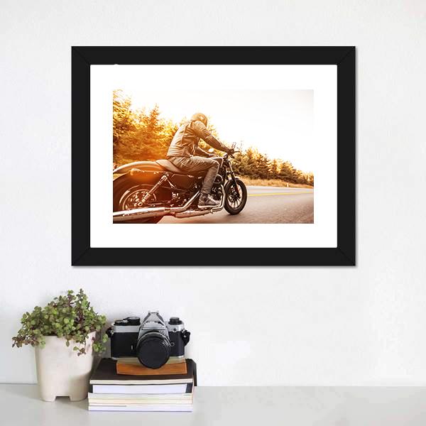 High Power Motorcycle Canvas Wall Art-3 Horizontal-Gallery Wrap-25" x 16"-Tiaracle