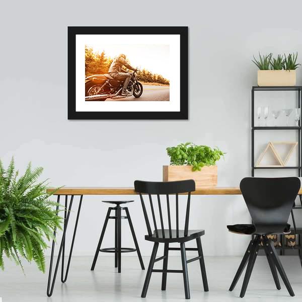 High Power Motorcycle Canvas Wall Art-3 Horizontal-Gallery Wrap-25" x 16"-Tiaracle