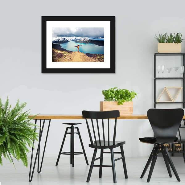 Hike To Garibaldi Lake Canvas Wall Art-3 Horizontal-Gallery Wrap-25" x 16"-Tiaracle