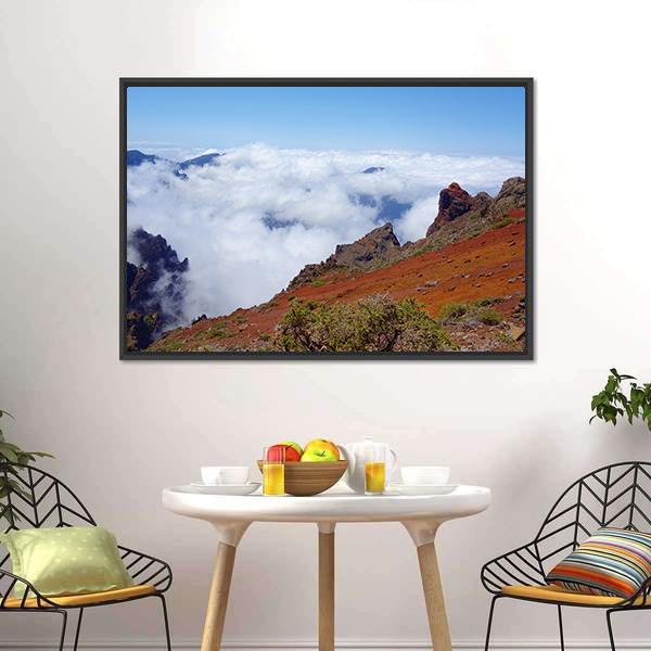 Hiking Trail GR131 Canvas Wall Art-3 Horizontal-Gallery Wrap-25" x 16"-Tiaracle