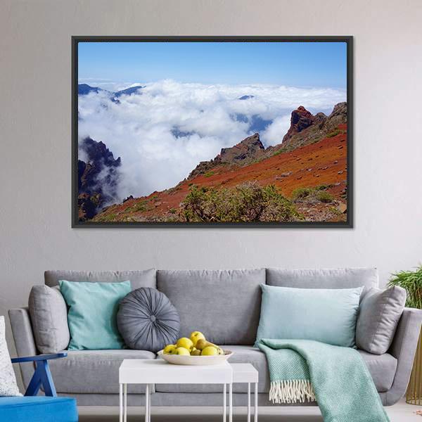 Hiking Trail GR131 Canvas Wall Art-3 Horizontal-Gallery Wrap-25" x 16"-Tiaracle