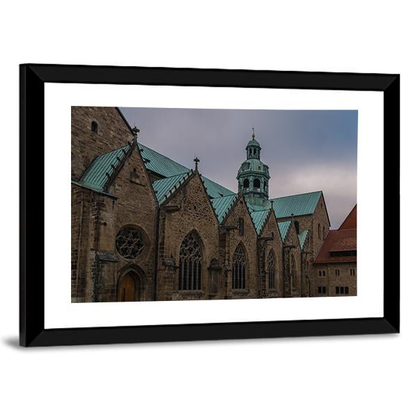 Hildesheim Cathedral Germany Canvas Wall Art-3 Horizontal-Gallery Wrap-25" x 16"-Tiaracle