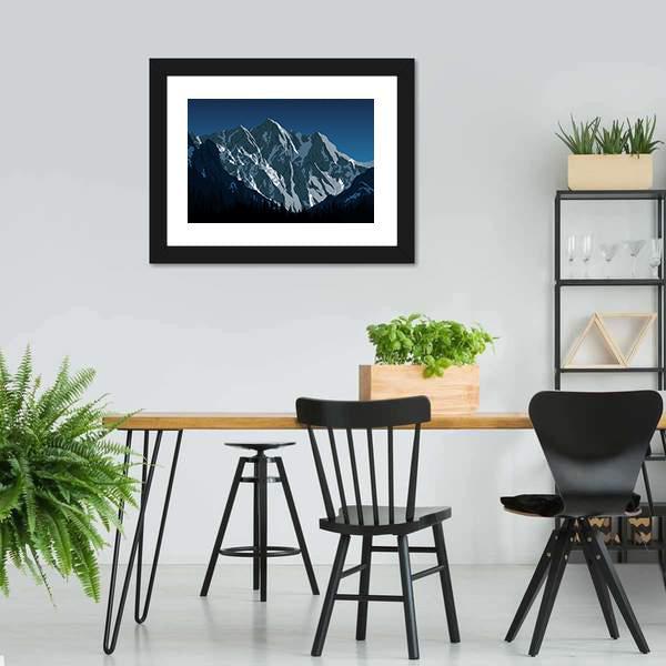 Himalayan Mountain Landscape Canvas Wall Art-5 Horizontal-Gallery Wrap-22" x 12"-Tiaracle