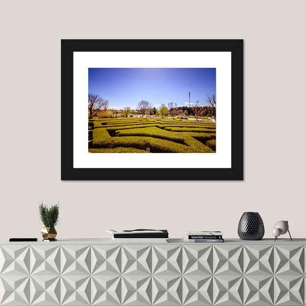 Hirschstetten Garden In Vienna Canvas Wall Art-3 Horizontal-Gallery Wrap-25" x 16"-Tiaracle