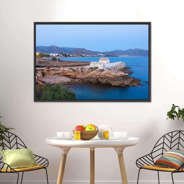 Historic Marrana Baths Spain Canvas Wall Art-3 Horizontal-Gallery Wrap-25" x 16"-Tiaracle