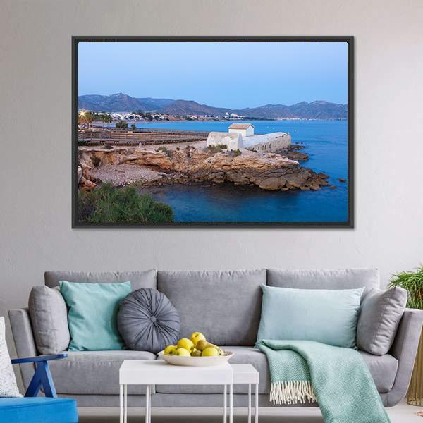 Historic Marrana Baths Spain Canvas Wall Art-3 Horizontal-Gallery Wrap-25" x 16"-Tiaracle