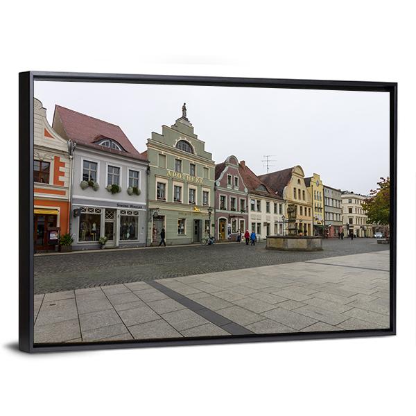 Historic Part Of Town Alt Market Canvas Wall Art-3 Horizontal-Gallery Wrap-25" x 16"-Tiaracle