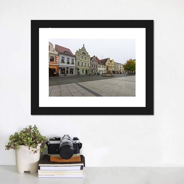 Historic Part Of Town Alt Market Canvas Wall Art-1 Piece-Framed Print-20" x 16"-Tiaracle