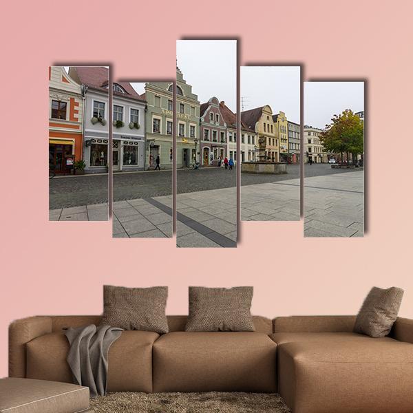 Historic Part Of Town Alt Market Canvas Wall Art-5 Pop-Gallery Wrap-47" x 32"-Tiaracle