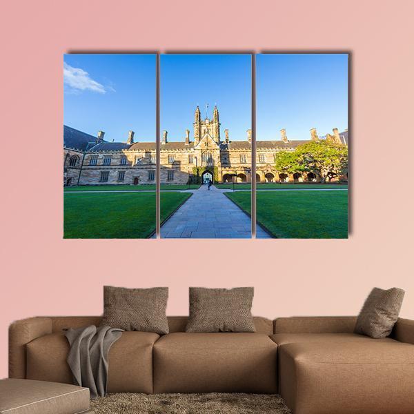 Quadrant Building At Sydney Canvas Wall Art-5 Star-Gallery Wrap-62" x 32"-Tiaracle