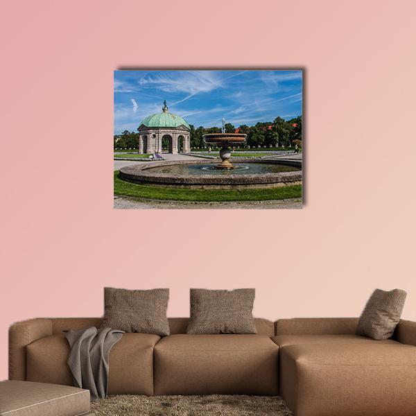 Hofgarten Park Munich Canvas Wall Art-1 Piece-Gallery Wrap-36" x 24"-Tiaracle