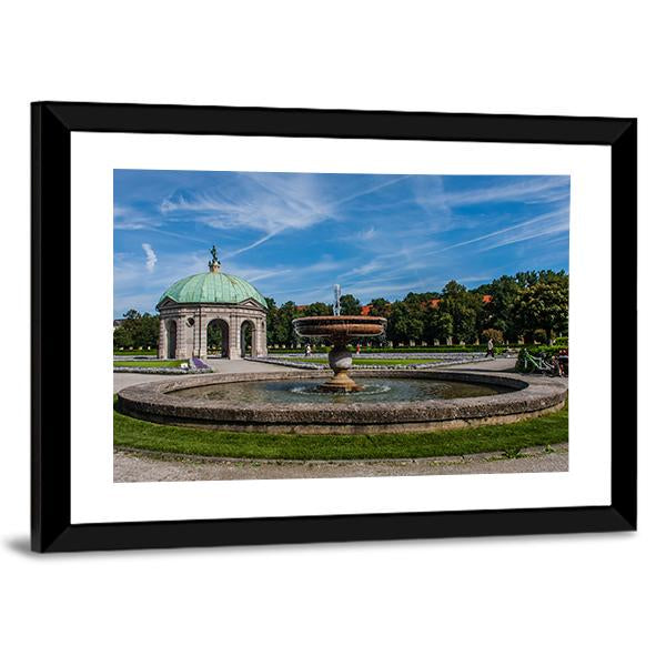 Hofgarten Park Munich Canvas Wall Art-3 Horizontal-Gallery Wrap-25" x 16"-Tiaracle