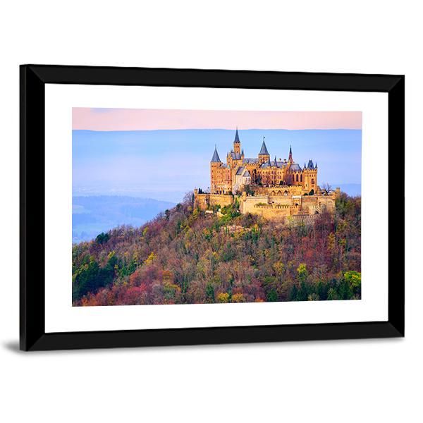 Hohenzollern Castle Canvas Wall Art-5 Horizontal-Gallery Wrap-22" x 12"-Tiaracle