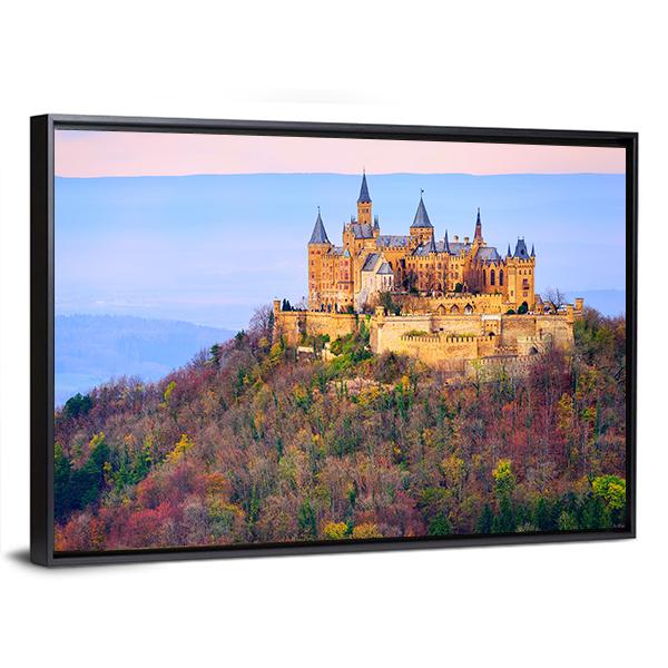 Hohenzollern Castle Canvas Wall Art-5 Horizontal-Gallery Wrap-22" x 12"-Tiaracle