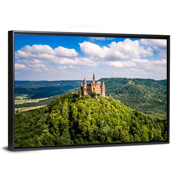 Hohenzollern Castle Germany Vertical Canvas Wall Art-3 Vertical-Gallery Wrap-12" x 25"-Tiaracle