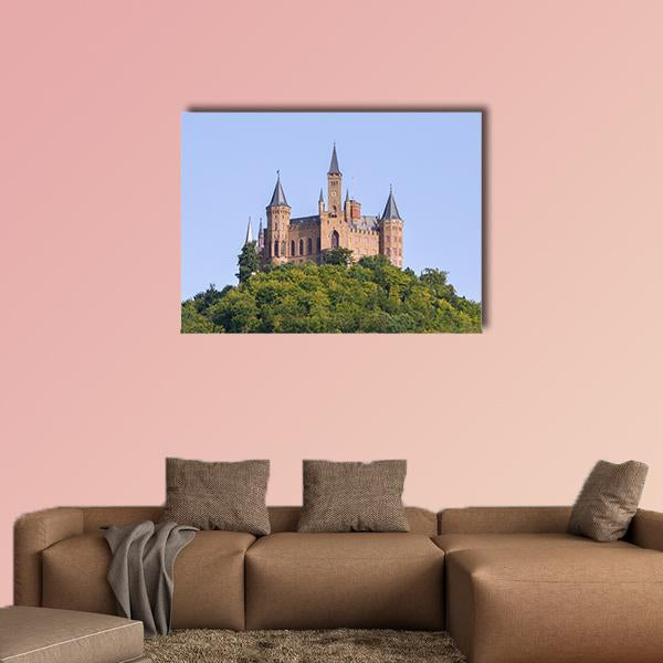 Hohenzollern Castle In Germany Canvas Wall Art-5 Horizontal-Gallery Wrap-22" x 12"-Tiaracle