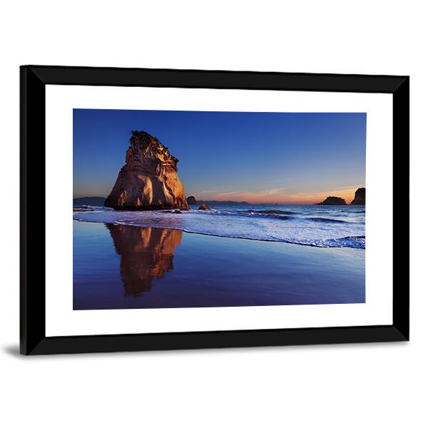 Hoho Rock At Sunrise Canvas Wall Art-3 Horizontal-Gallery Wrap-25" x 16"-Tiaracle