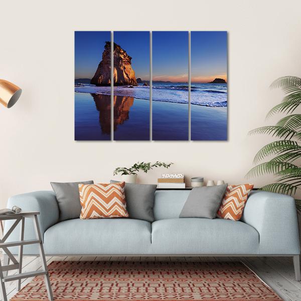 Hoho Rock At Sunrise Canvas Wall Art-4 Horizontal-Gallery Wrap-34" x 24"-Tiaracle
