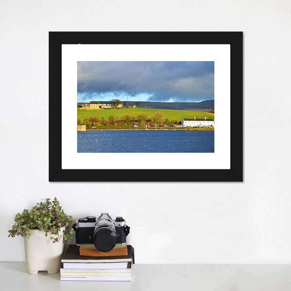 Hollingworth Lake Canvas Wall Art-1 Piece-Framed Print-20" x 16"-Tiaracle
