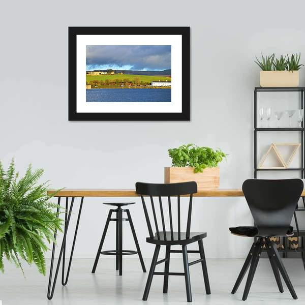 Hollingworth Lake Canvas Wall Art-5 Horizontal-Gallery Wrap-22" x 12"-Tiaracle